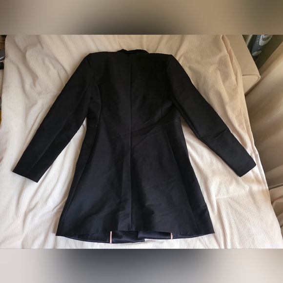 BCBGMAXAZRIA Arelia Zip Waist A-Line Essential Jacket Sz S Black Nwt - Picture 13 of 16